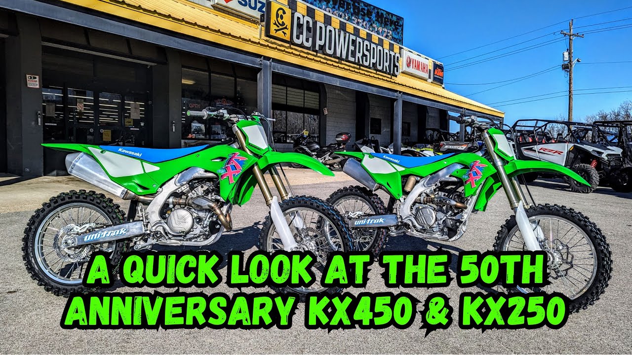 The Kawasaki KX 50th Editions are Here!