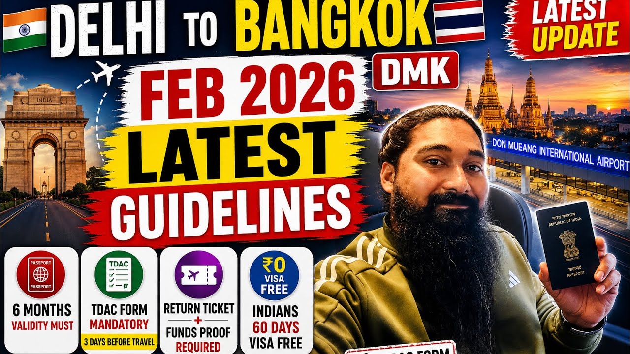 Delhi To Bangkok Dmk Thailand Delhi Se Bangkok Dmk Airport Latest Information 