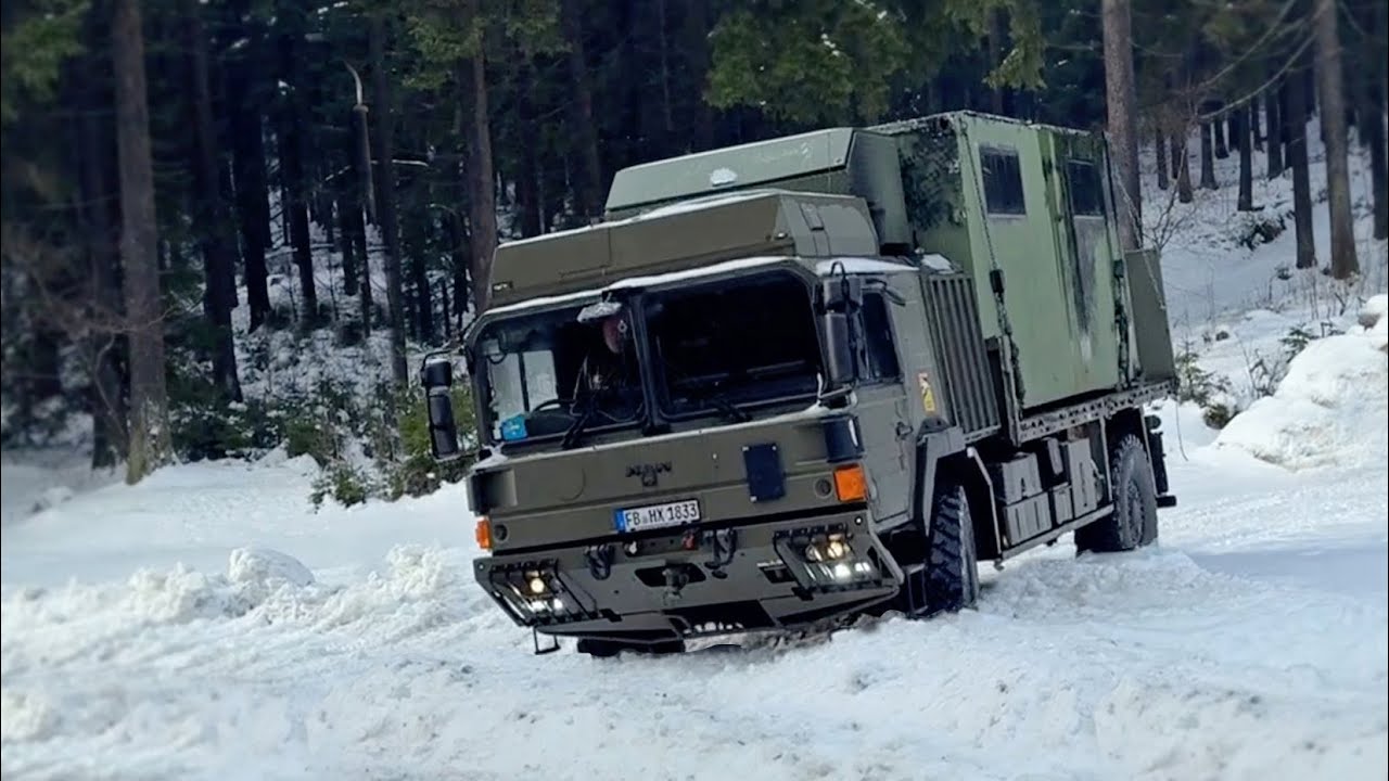 MAN HX60 Overland Expedition Truck : Frozen Drains & Old Friends – The Road to Münchberg! Episode 8