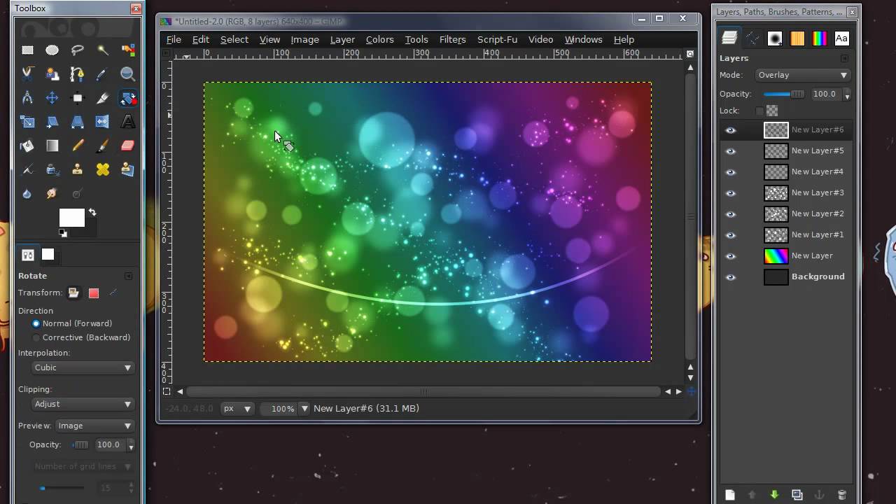 How to make a colorful 