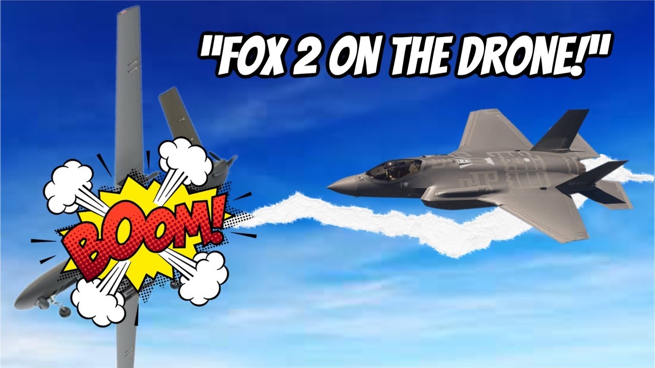 Marine Corps F-35C Shoots Down Iranian Drone