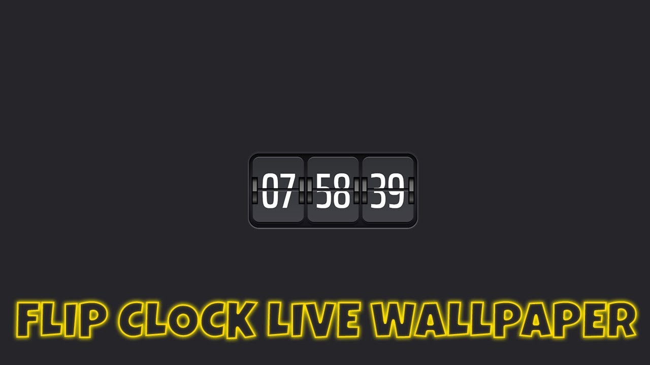 WALLPAPER ENGINE - Flip Clock Desktop Live Wallpaper for  Windows and Mac | Download NOW