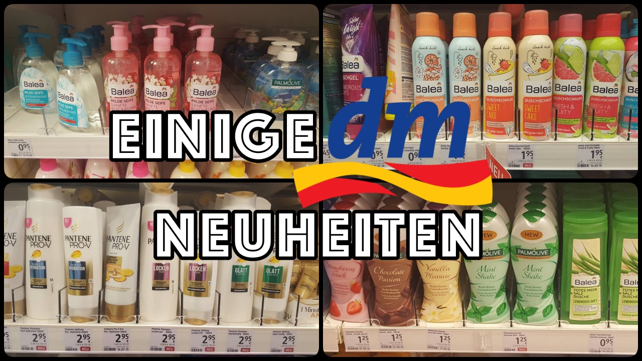 Einige DM NEUHEITEN &bull; Februar 2017 &bull; Palmolive, Treaclemoon, Balea, Garnier uvm