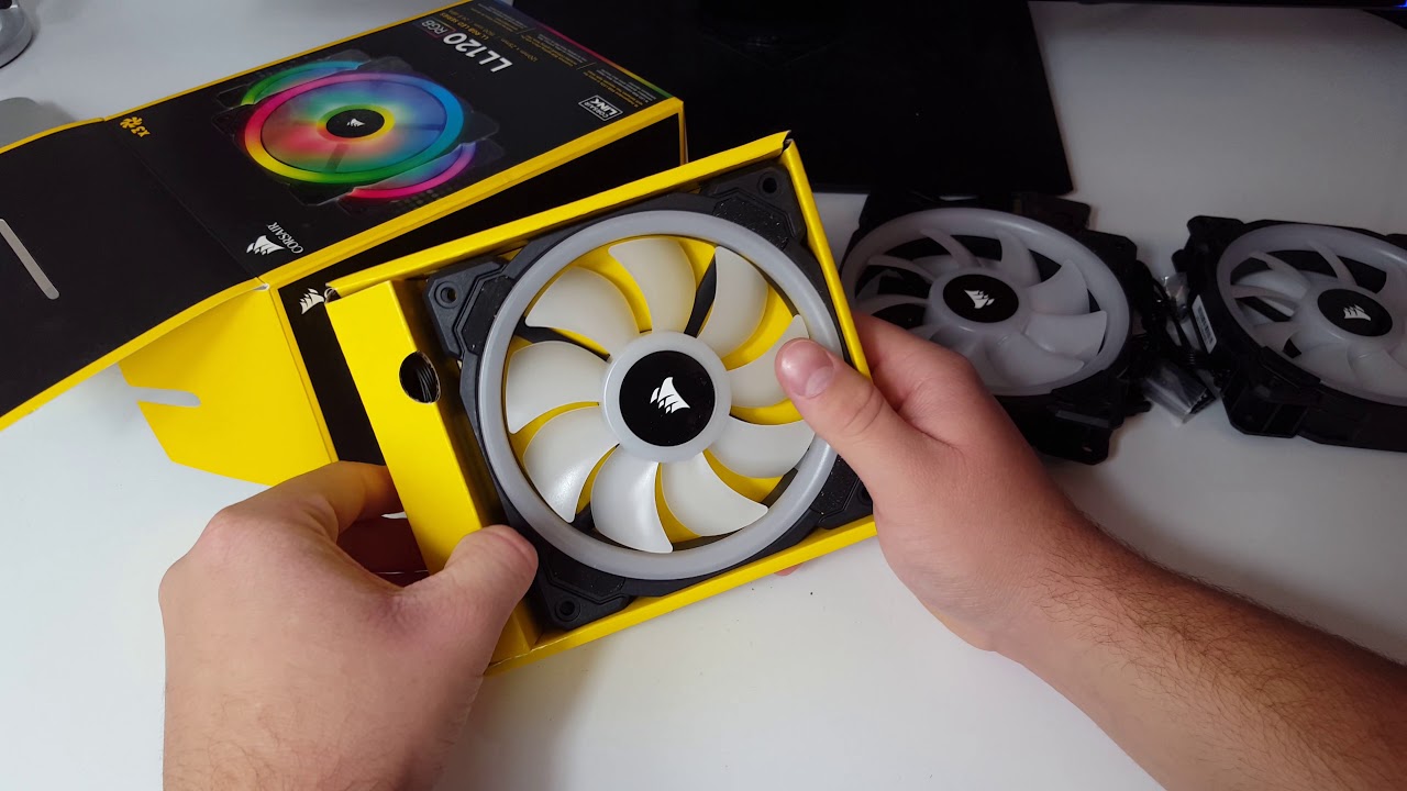 UNBOXING: CORSAIR LL120 LÜFTER | VTNTV
