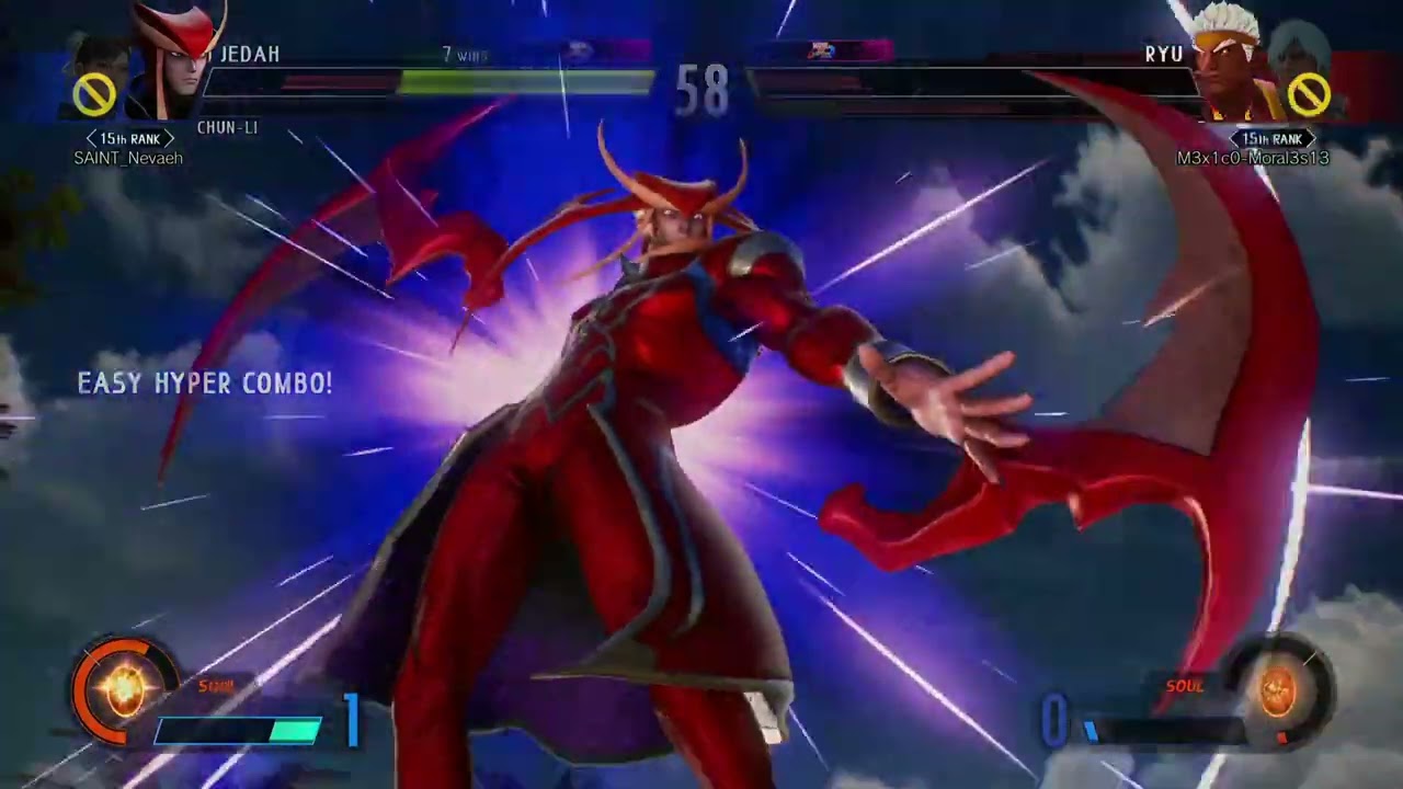 EPIC FIGHT MARVEL VS CAPCOM  Wicked VS SAINT #gaming #video 
