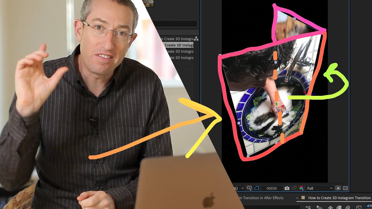 How to Create a 3D Instagram Cube Transition in After Effects