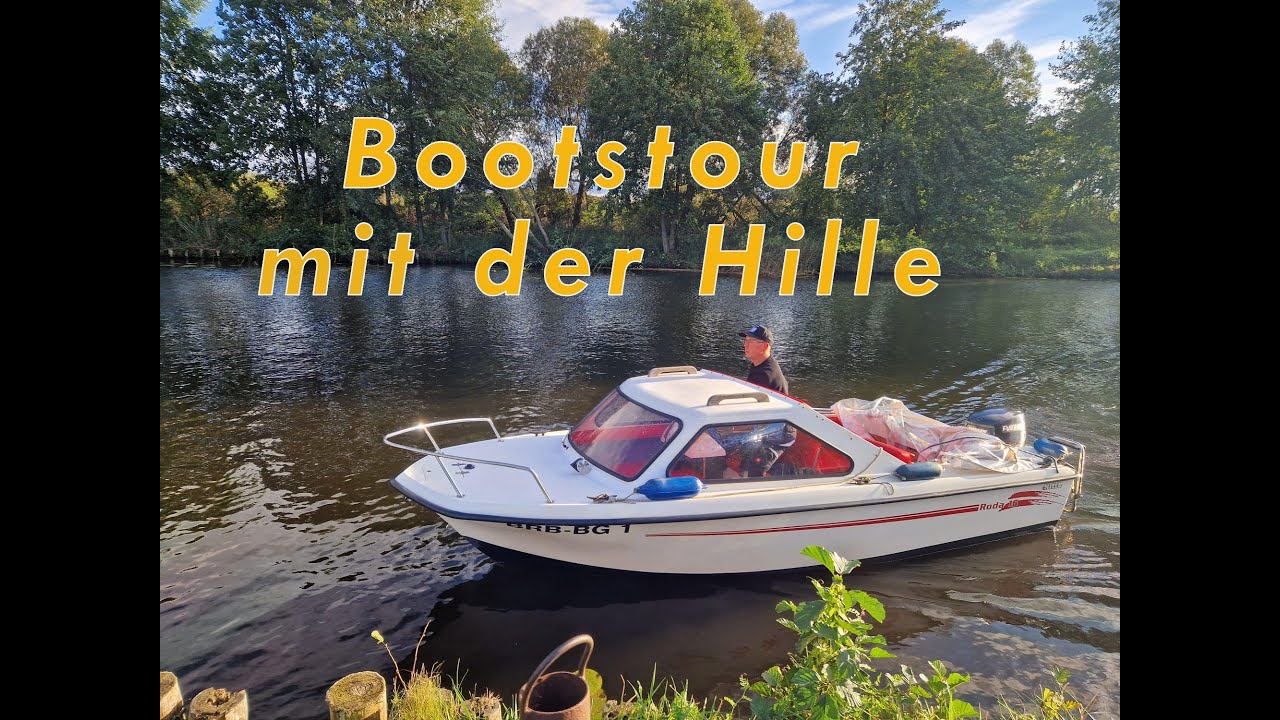 Bootsfahrt mit der Hille Roda 16 im November