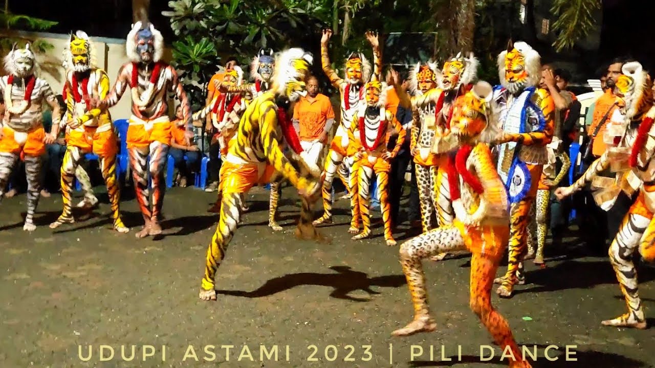 Pili dance | Tiger dance | Pili Nalike Malpe | Pili Vesha | Super | Performance Udupi Astami 2023