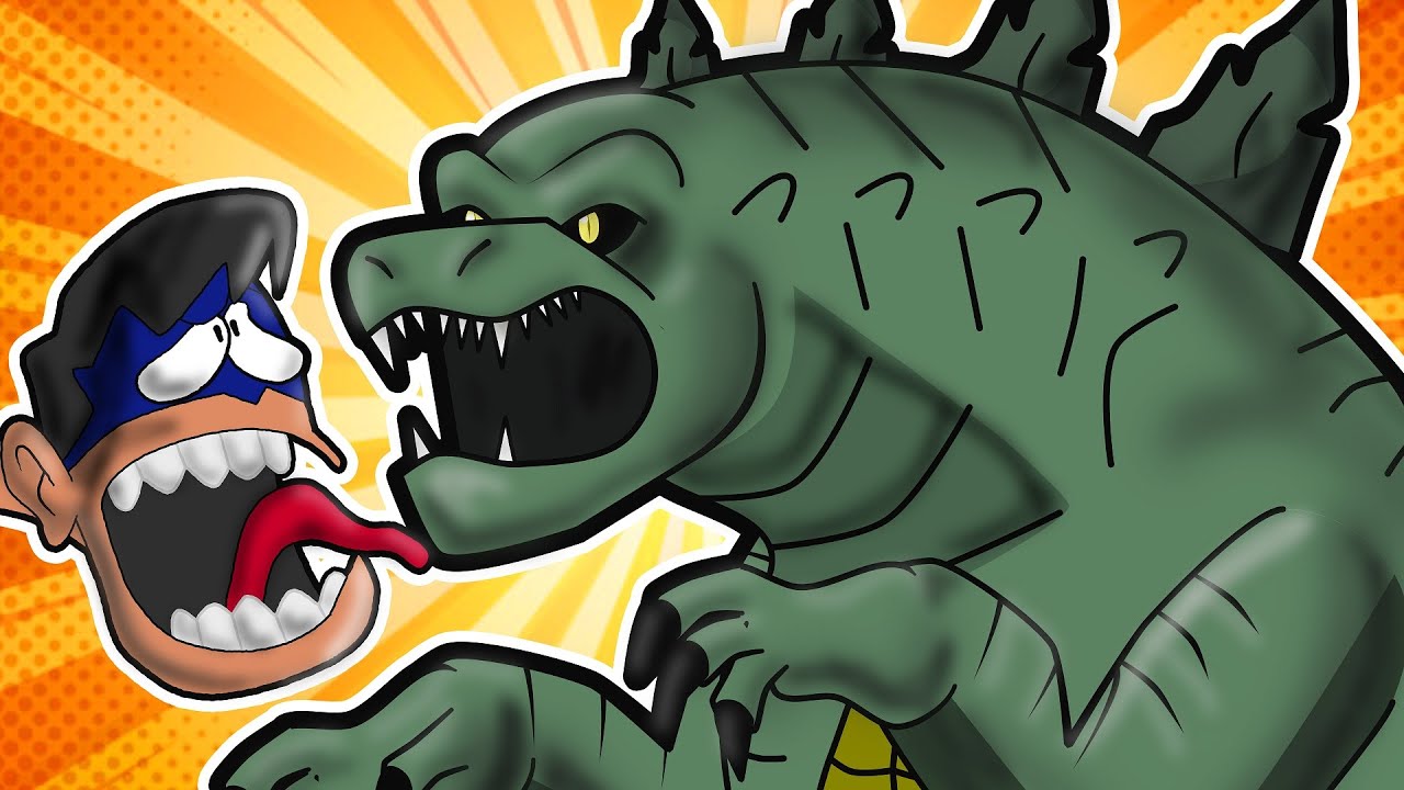 Godzilla Vs Capitão Prego | Capitão Prego: Desenho Animado de Super Herói em Português