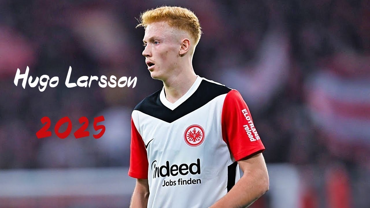🔴⚫ Hugo Larsson 🇸🇪 | 🧠 Eintracht Frankfurt 🏆 | ⚙️ Midfield Maestro Skills & Plays 2025 🚀❄️
