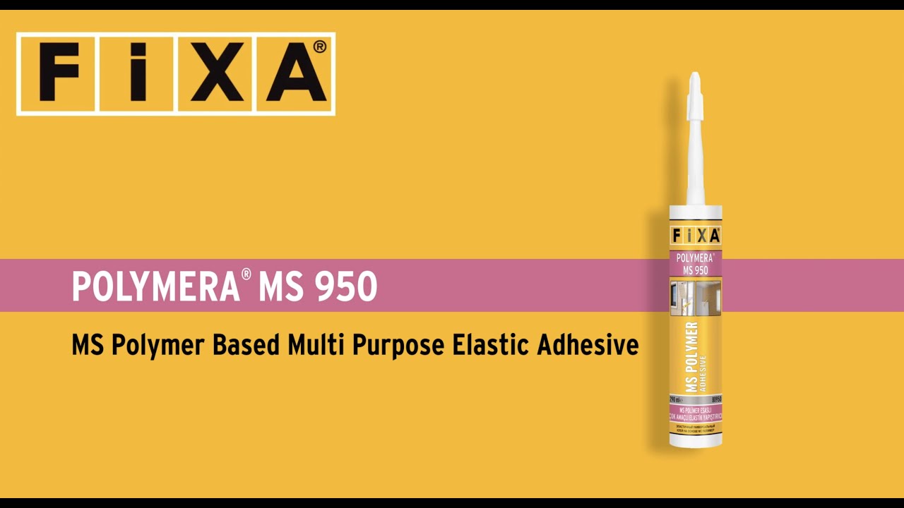 POLYMERA MS 950 MS Polymer Based Multi-Purpose Elastic Adhesive