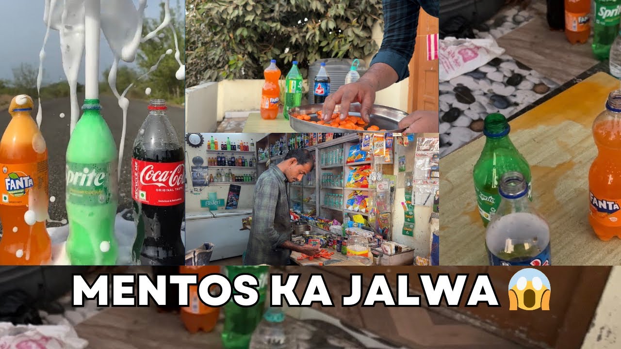 Mentos ne dikhaya apana jalwa 😱 aap bhi dekho #youtubeshorts #viral#subscribe #mentos #fantasy 