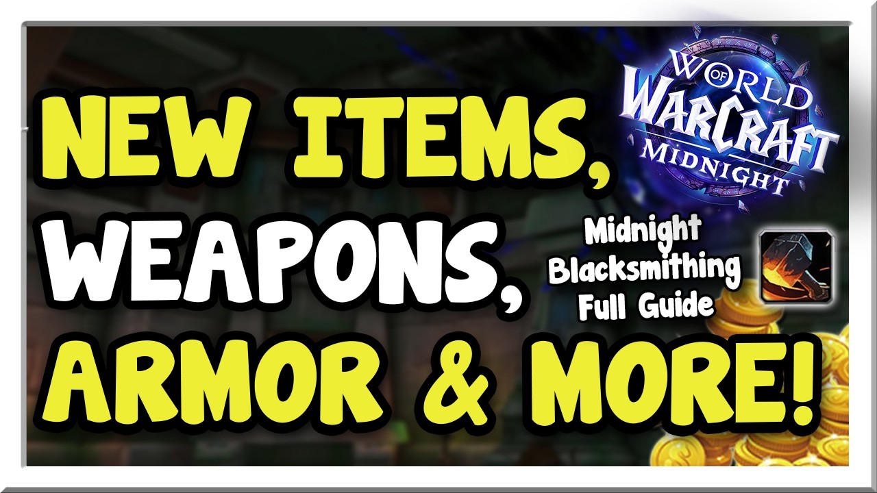 No More Limited Buffs! Lots of Recipes! | Midnight Blacksmithing Full Guide | WoW Gold Making Guide