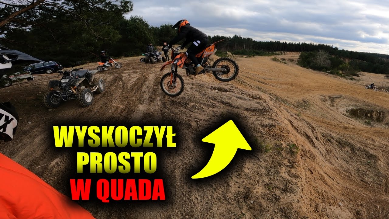 NIE WIEDZIAŁ ŻE na GÓRZE STOI QUAD i WYSKOCZYŁ na NIEGO | SX 85 x2 | SX 65 | LTZ 400 | BAROSSA 170
