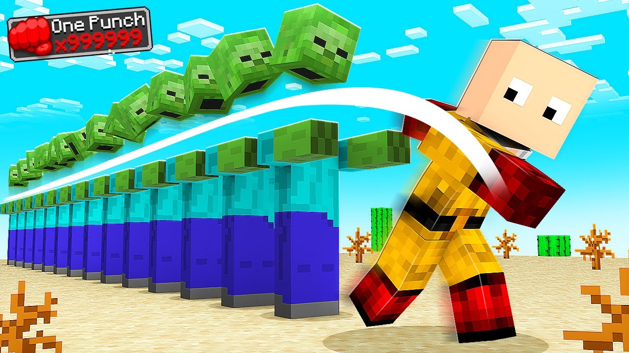 I Became ONE PUNCH MAN In Minecraft