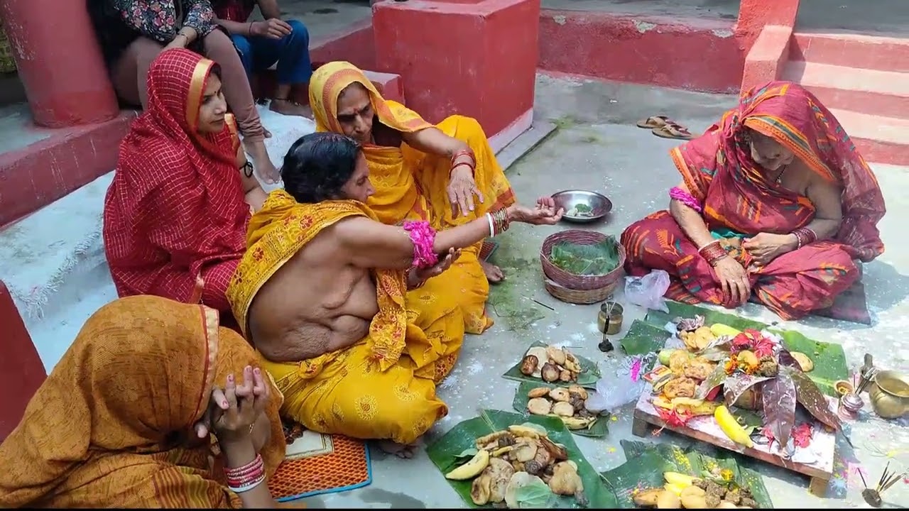 हमर सबके मैथिल में, होली के बाद है ये डोरा पाबैन🙏❤️#mithila#maithli#Bihar#villagelifestyle 