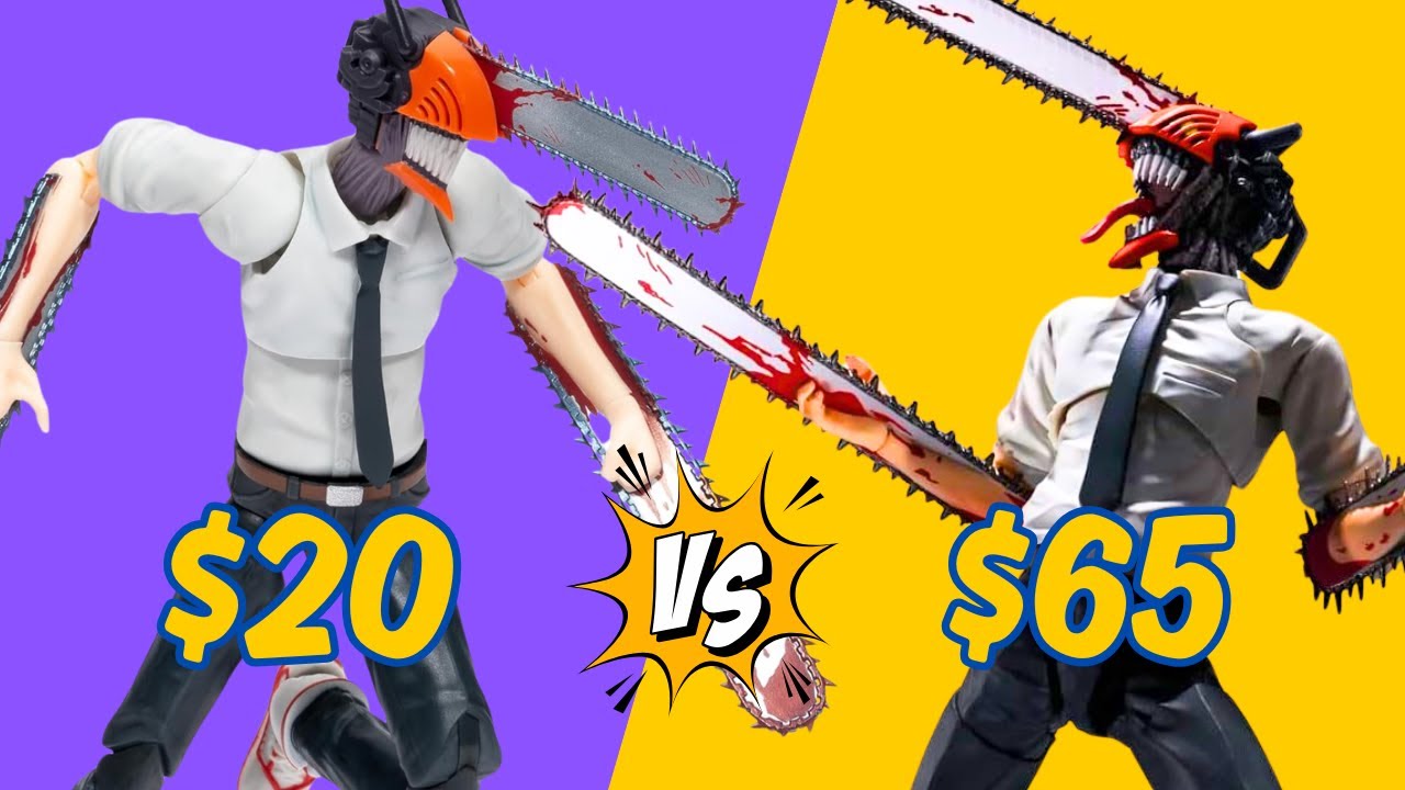 Figure Versus: $20 vs $65 Chainsaw Man action figures!