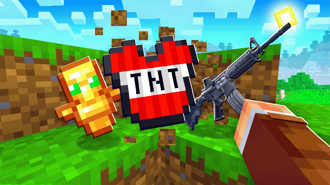 Minecraft But Drops Are 100% Random...