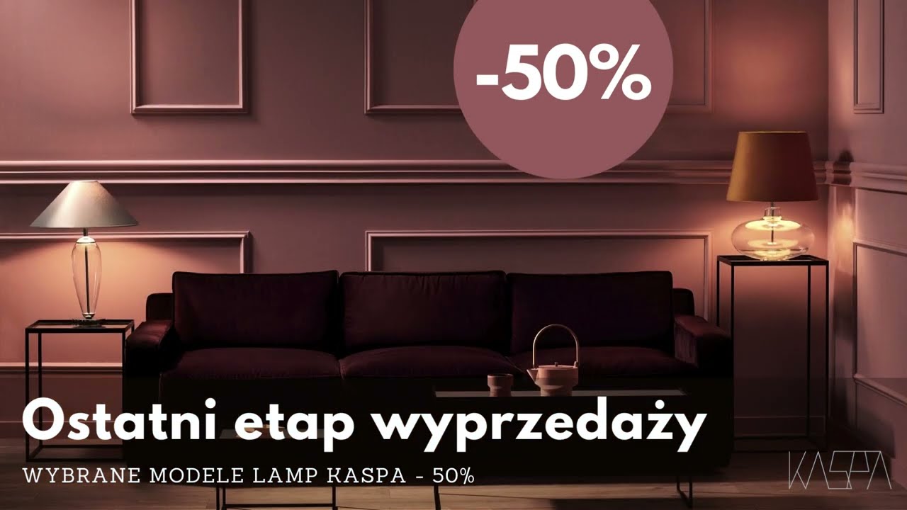 Wybrane modele lamp Kaspa -50%