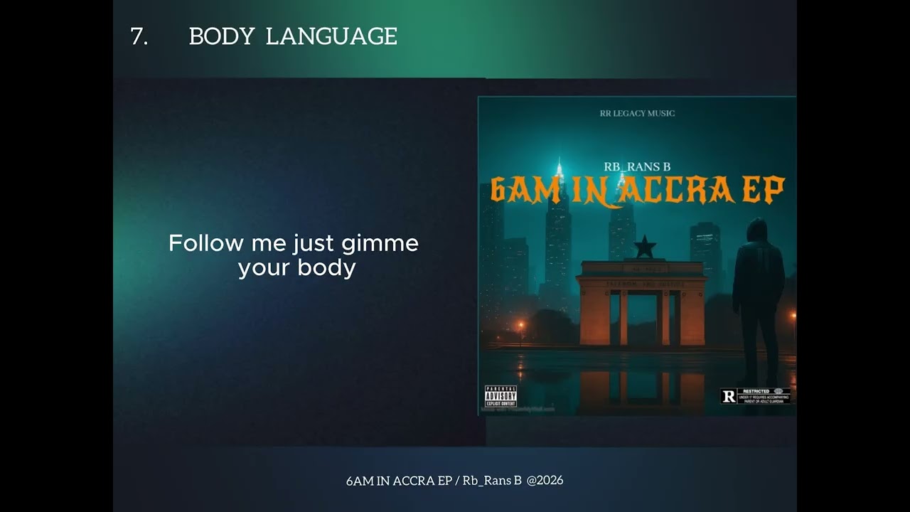 Rb_Rans B ft Kelvyn Sweat - Body Language (Lyrics Video)