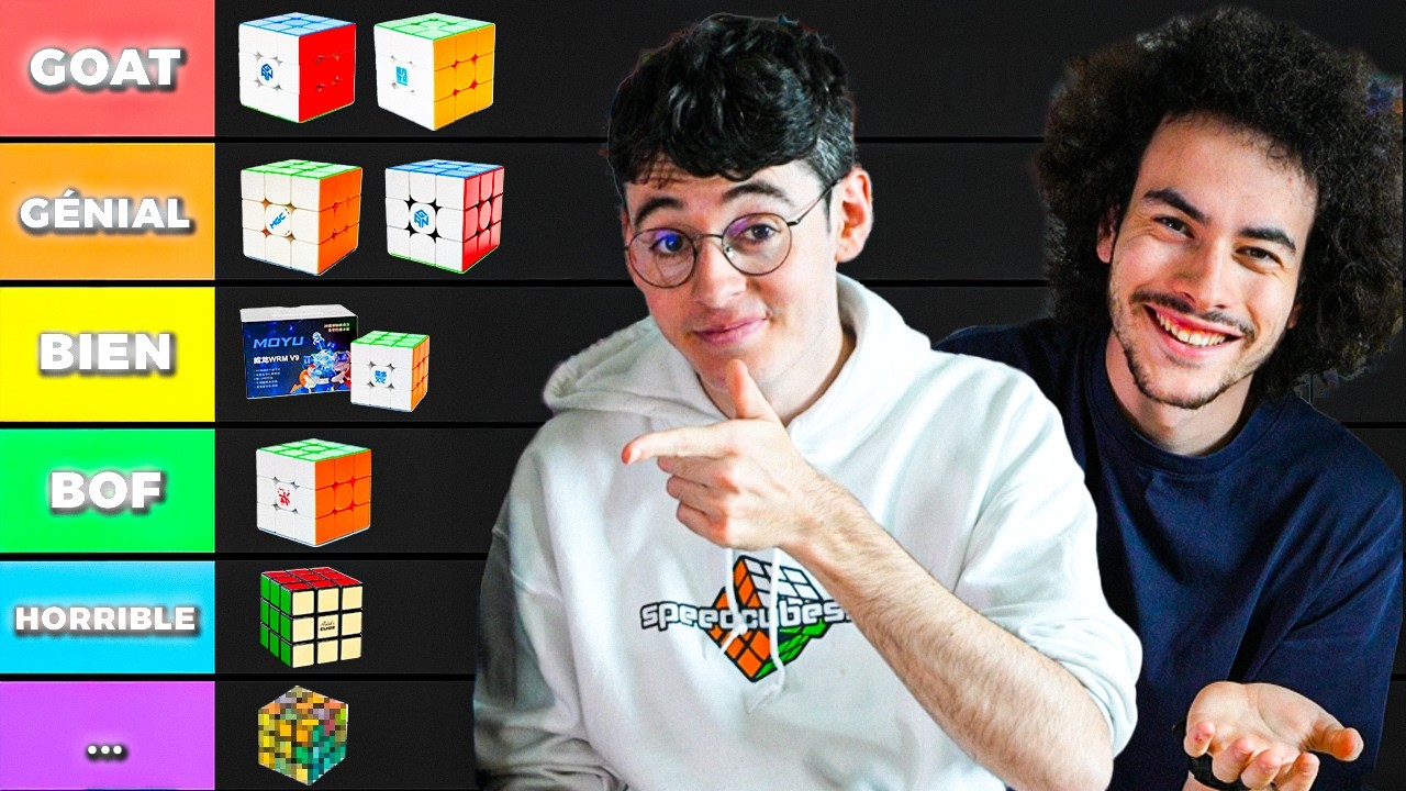 Tierlist des meilleurs Rubik's Cubes ! (feat. Neanto)