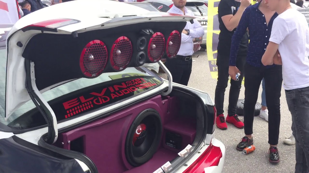 Honda civic xetec midrange tweeter dragster subwoofer elvin oto music