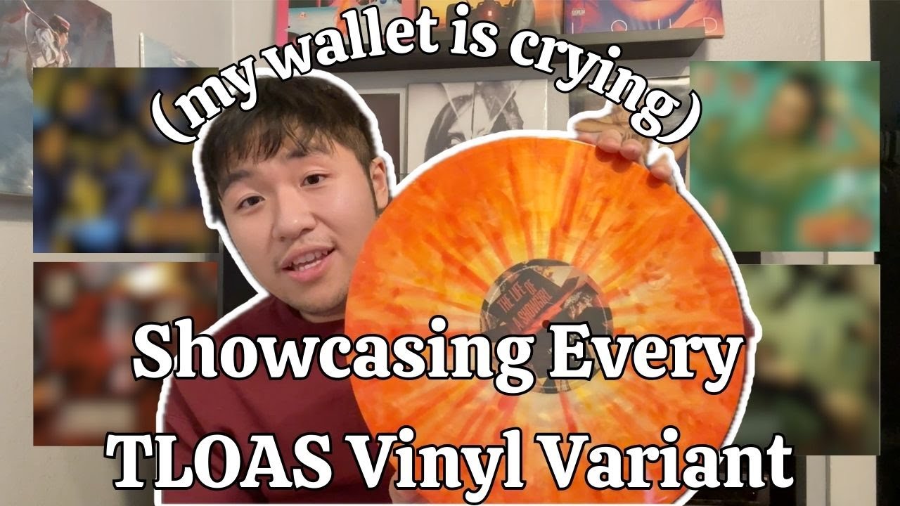 Showcasing All of The Life Of A Showgirl Vinyl Variants