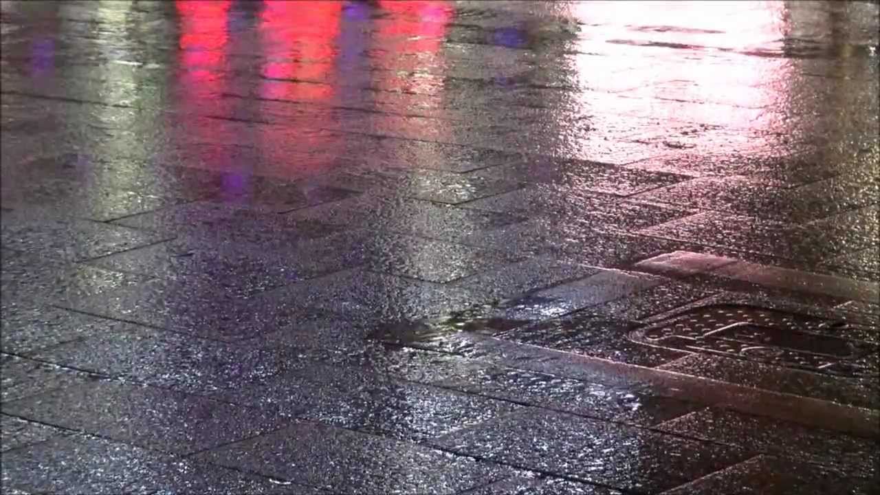 雨のロマン　チェンバロ　SONY　 CX560V　 雨の夜撮影
