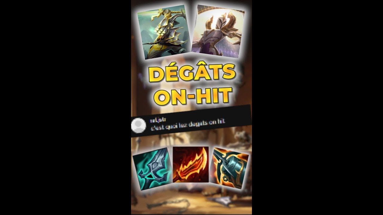 C'est quoi les d&eacute;g&acirc;ts ON-HIT ?