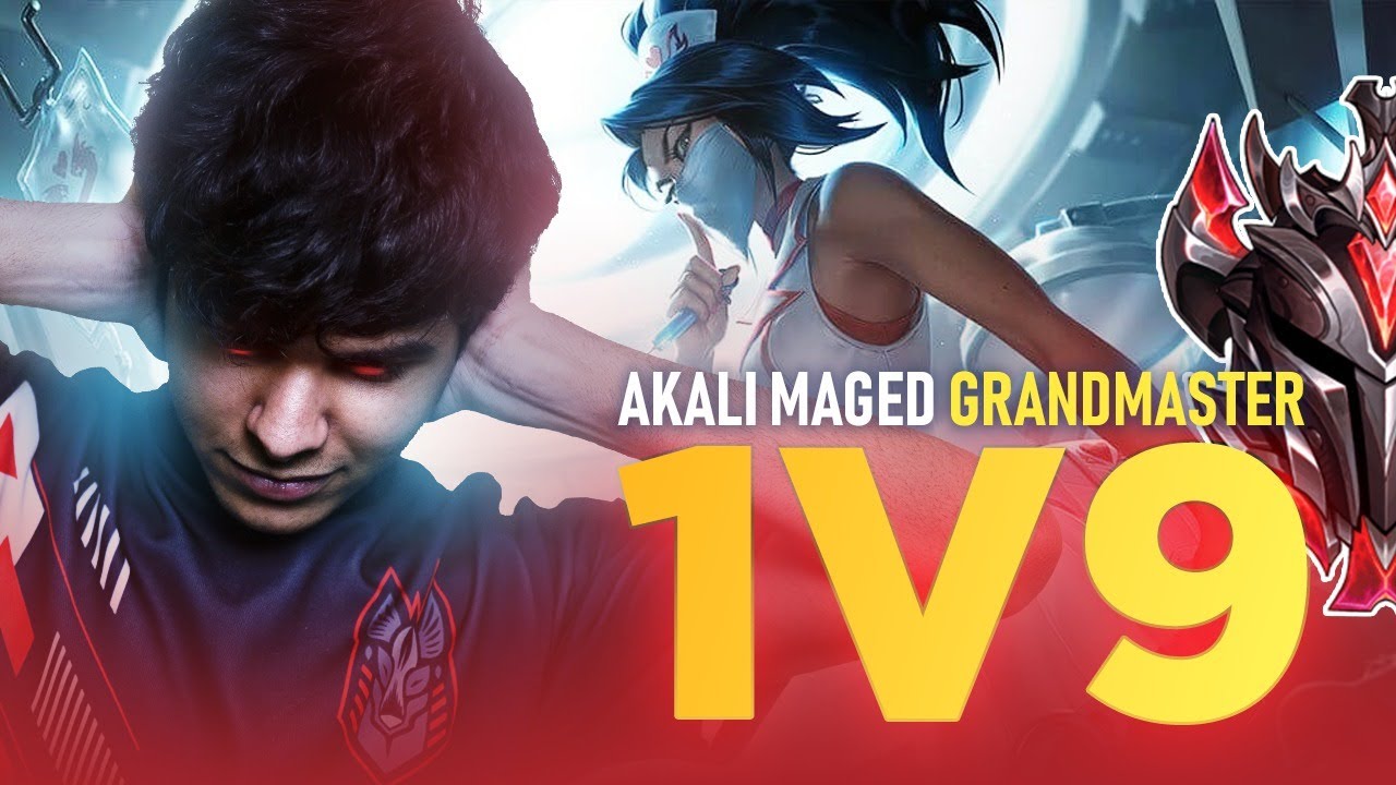يوميات أنوبيس - Maged Grandmaster Akali 1v9 Stream