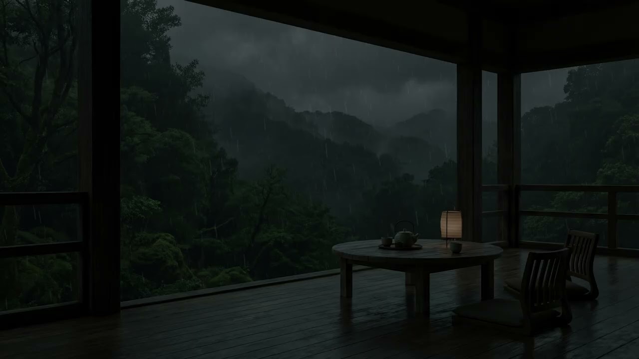 Deep Night Rain 🌙 | Calming Rain Sounds for Sleep