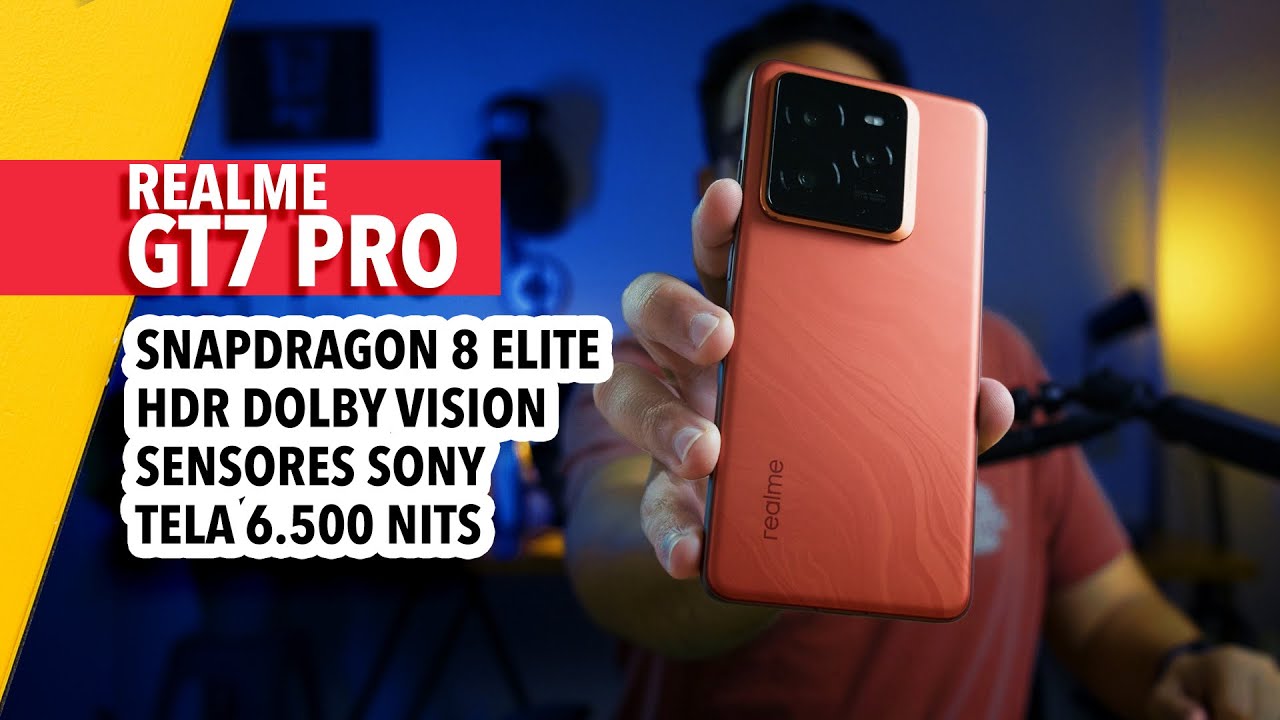 As CÂMERAS do REALME GT7 PRO!!!