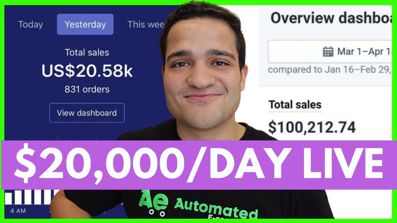 (LIVE) $20,000 Per DAY Shopify Dropshipping Formula + Q&A with Rafael Cintron