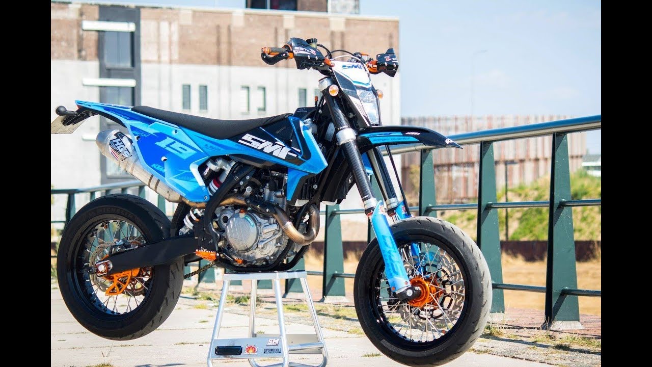 NEW GRAPHICS KIT AND MORE...- Crashking KTM EXC500 2018 Supermoto s02e02