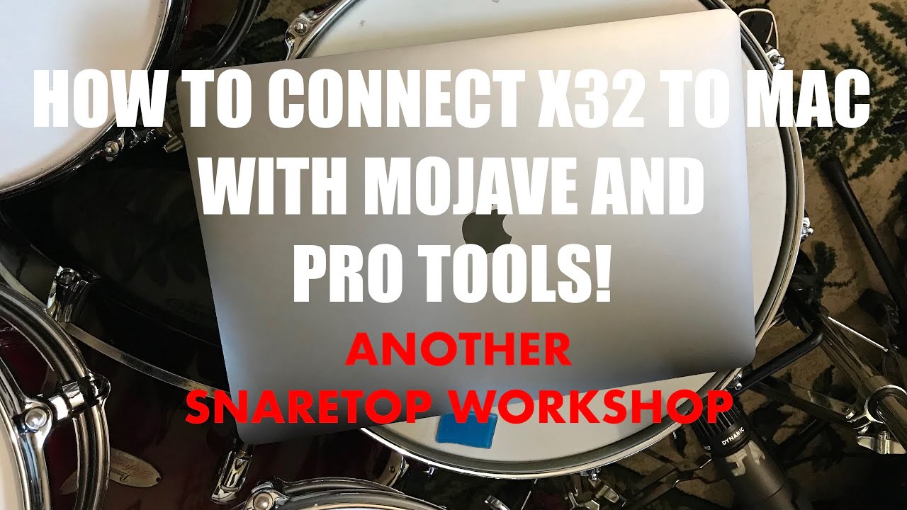 How to fix Berhinger X32 to Pro Tools no Inputs on 2019 Macbook Pro!