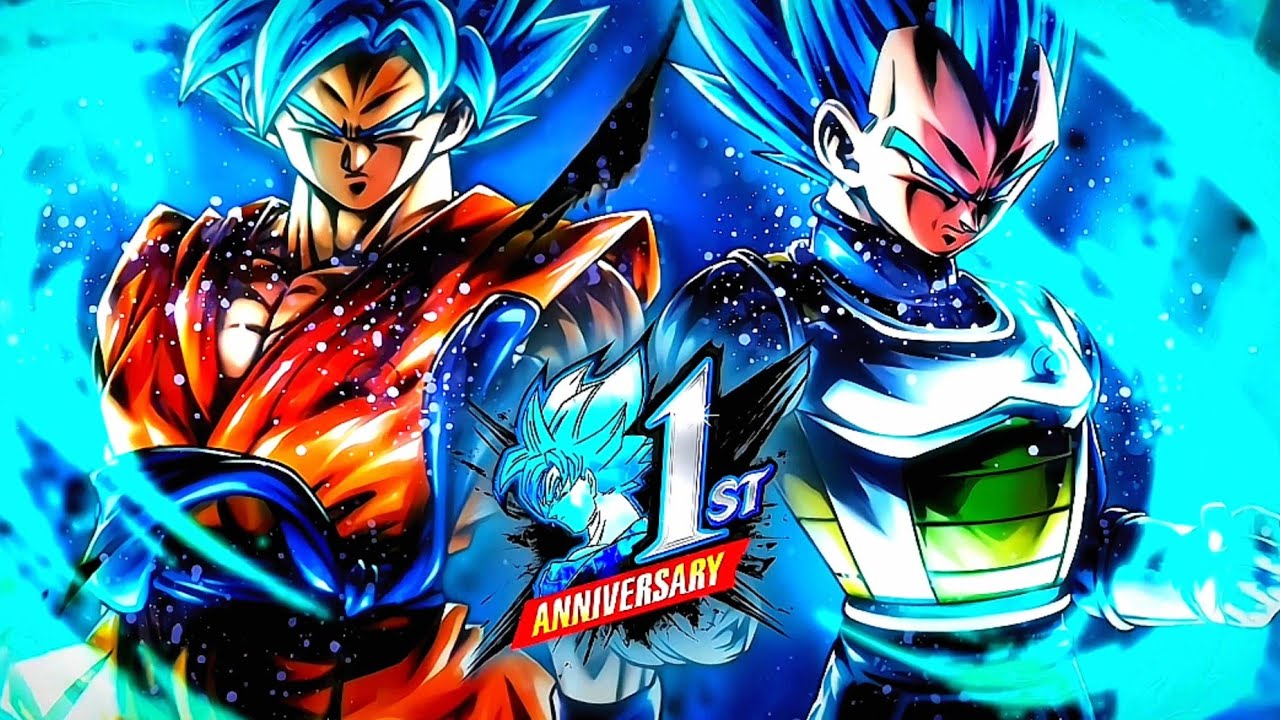 EL PODER DIVINO 💥 SHOWCASE GOKU Y VEGETA BLUE DEL PRIMER ANIVERSARIO ZENKAI VII |DB LEGENDS