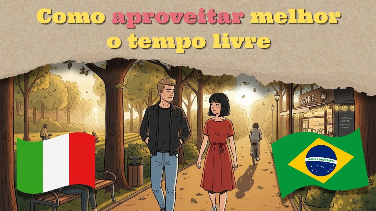 Como Aproveitar Melhor o Tempo Livre - Shadowing Italiano A2 | Italiano Fácil com História