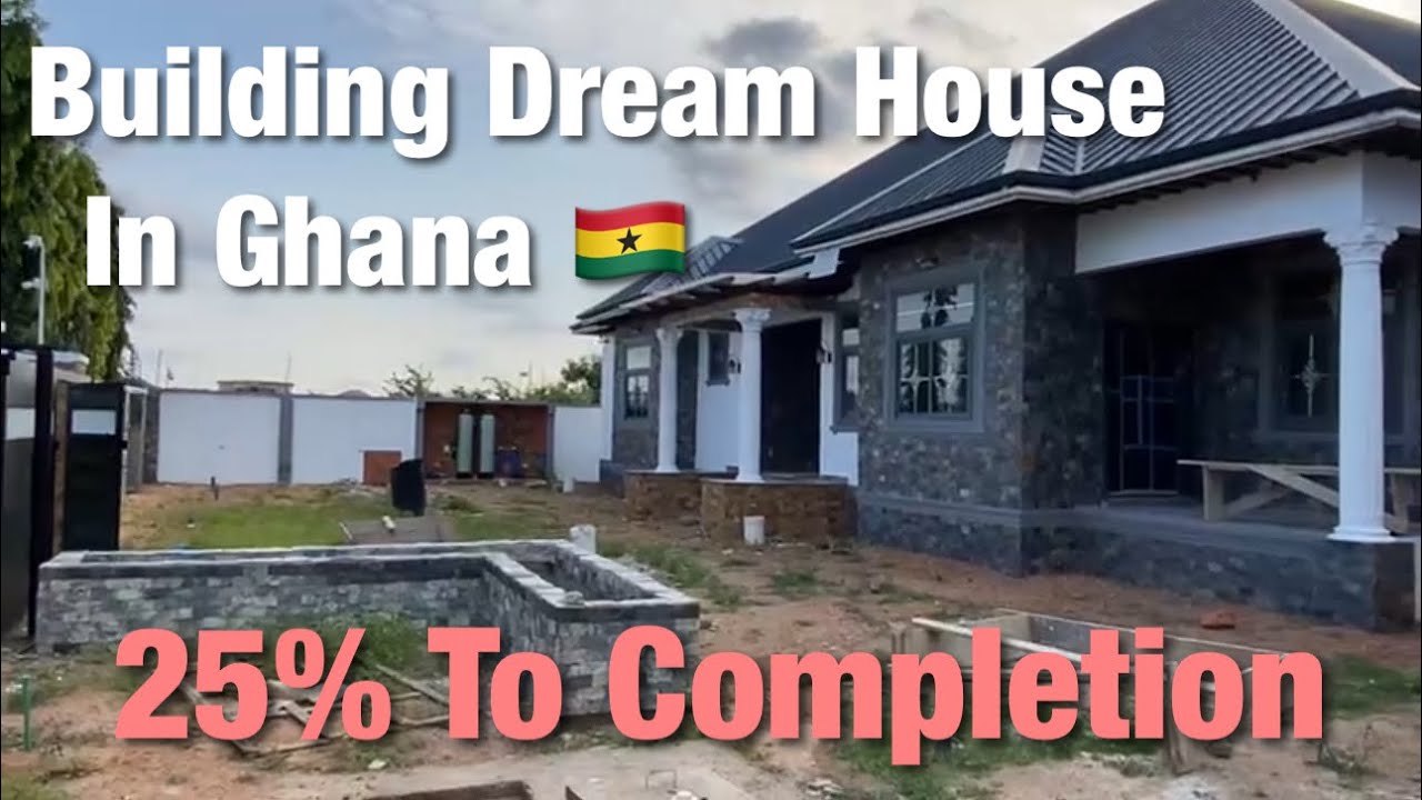 Здание в Гане 🇬🇭 Завершена покраска дома | Внешняя покраска и граффити | P.O.P.
