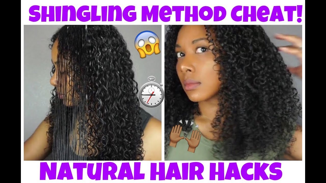 SHINGLING METHOD CHEAT FOR DEFINED CURLS l NATURAL HAIR HACKS ft. JANE CARTER SOLUTION CURLS TO GO