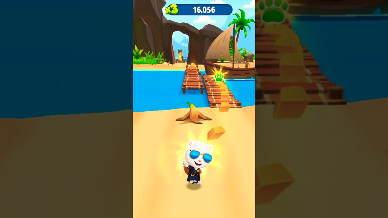 💖 Agent Angela vs Raccoon in New Jungle 💥 #shorts #angela #talkingtomgoldrun