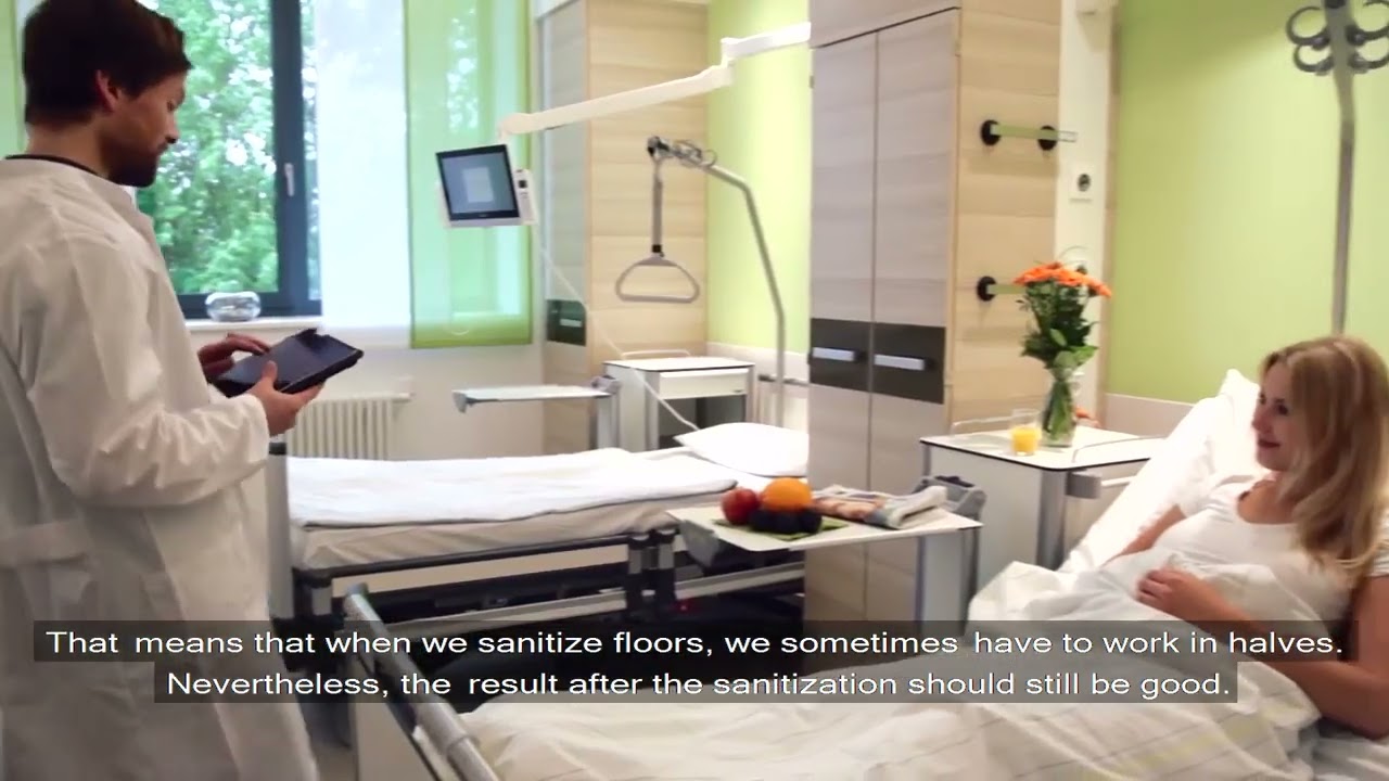 nora flooring in newly built hospital in Crailsheim, Germany &ndash; Technical requirements