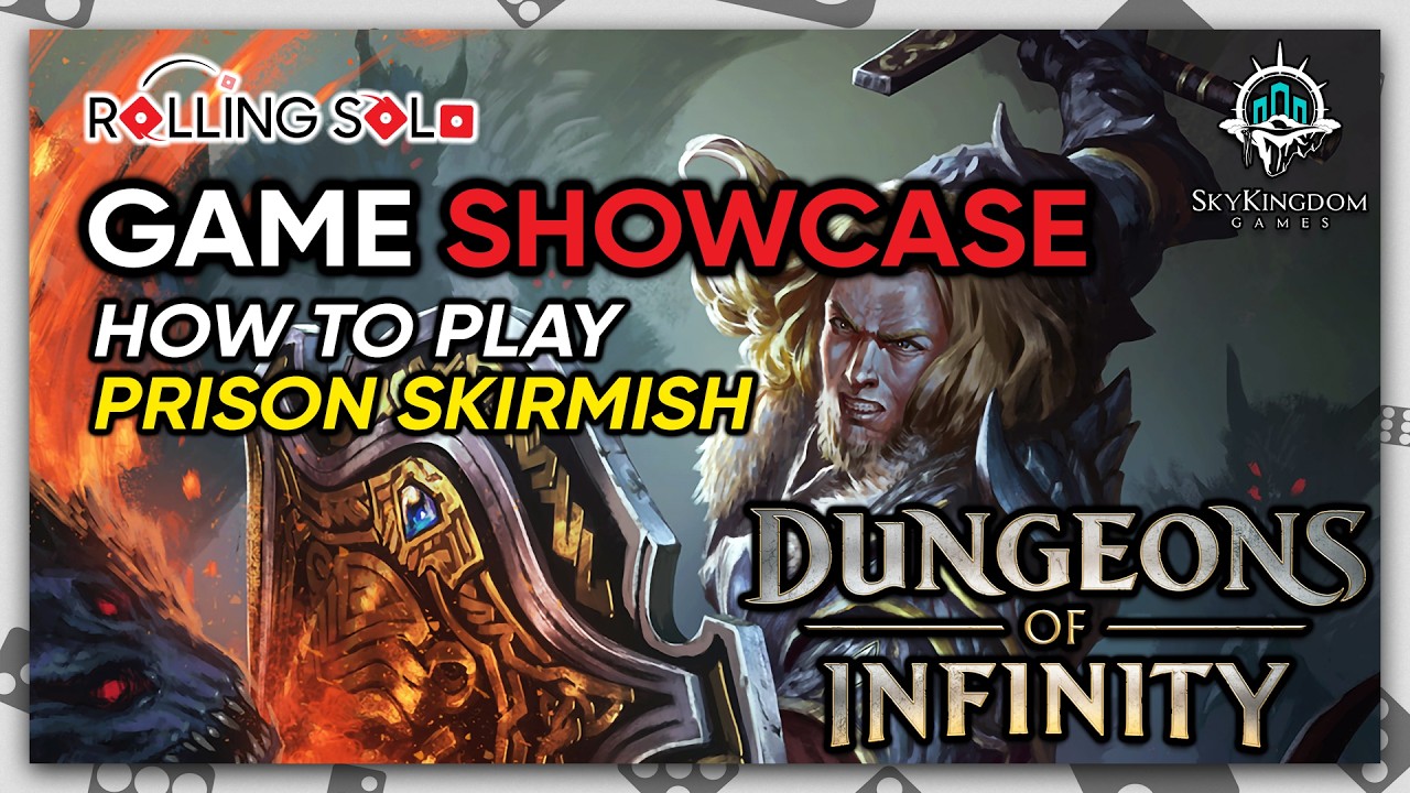 Dungeons of Infinity: Kingdom Cost | Solo Playthrough | How To Play | Prison Skirmish