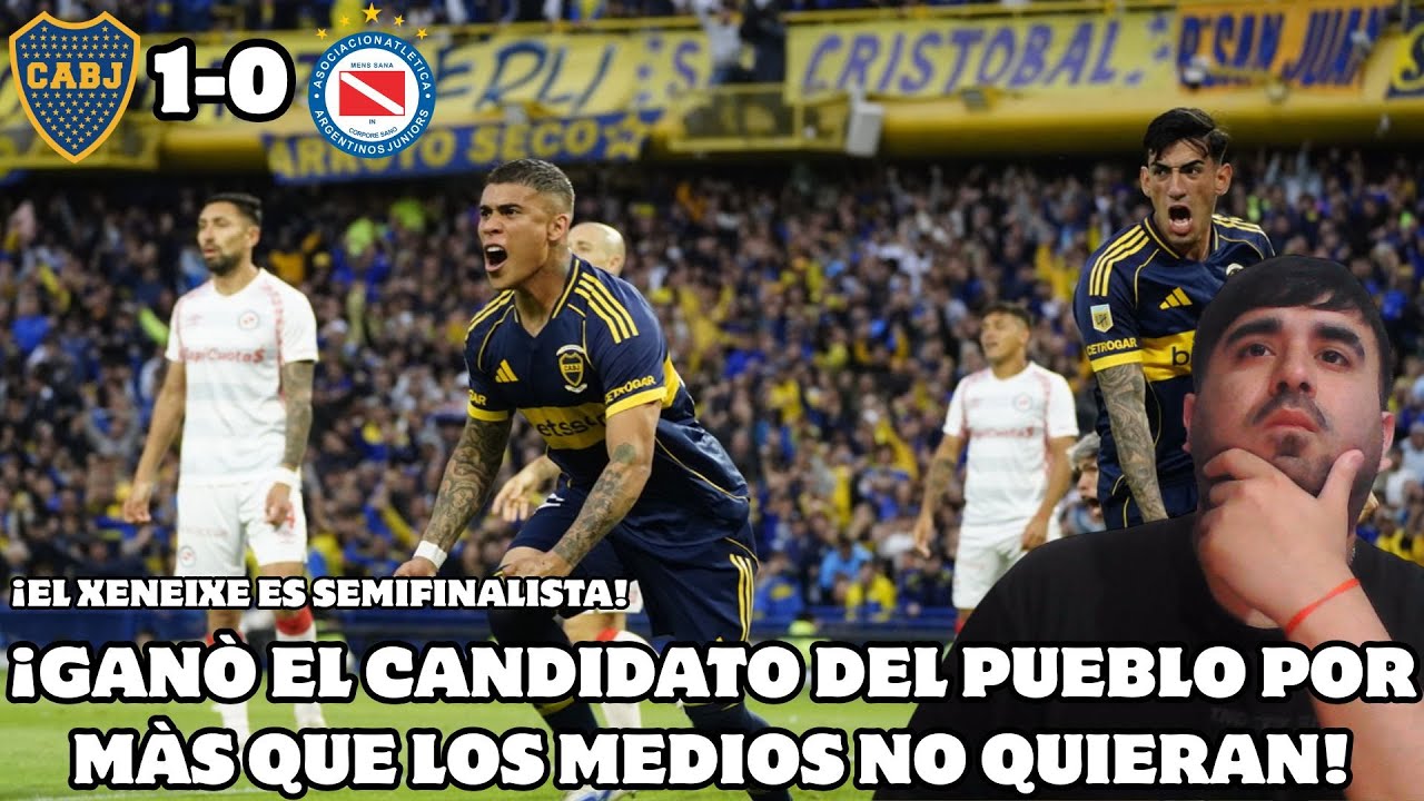 TORNEO CLAUSURA| REACCIÒN BOCA JRS 1-0 ARGENTINOS JRS| GANÒ EL EQUIPO DEL PUEBLO| ¿VOLVIÒ EL AURA?