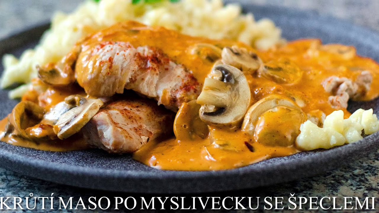 Krůtí maso po myslivecku se špeclemi a Thermomix TM6
