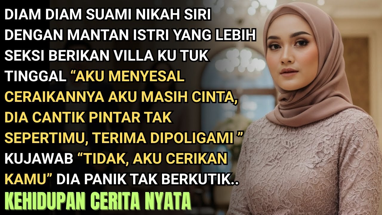 DIAM DIAM SUAMI NIKAH SIRI DG MANTAN ISTRI BERIKAN VILLAKU & HIDUP GLAMOUR PAKAI UANGKU - KUCERAIKAN