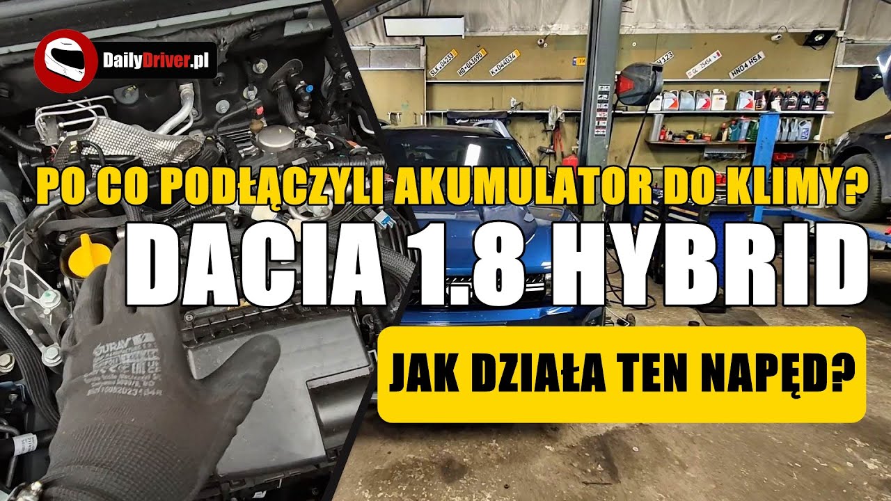 Napęd hybrydowy Dacia (Renault) 1.8 Hybrid – budowa, osiągi, spalanie, opinie, akumulator,silnik H5P