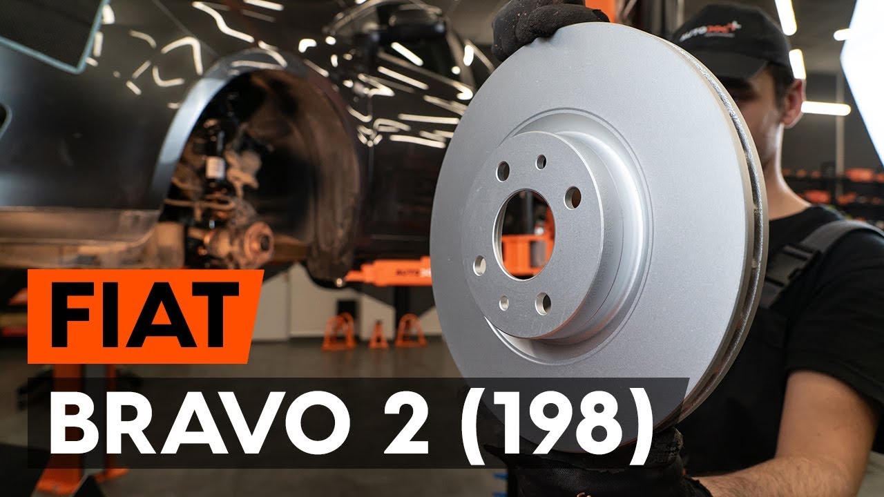 Jak wymienić przedni tarcze hamulcowe w FIAT BRAVO 2 (198) [PORADNIK AUTODOC]