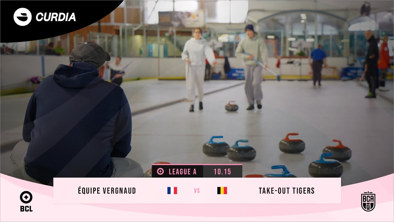 Équipe Vergnaud 🇫🇷 vs Take-Out Tigers 🇧🇪 🥌 Belgian Curling LIVE! 🔴 BCL League A #curling