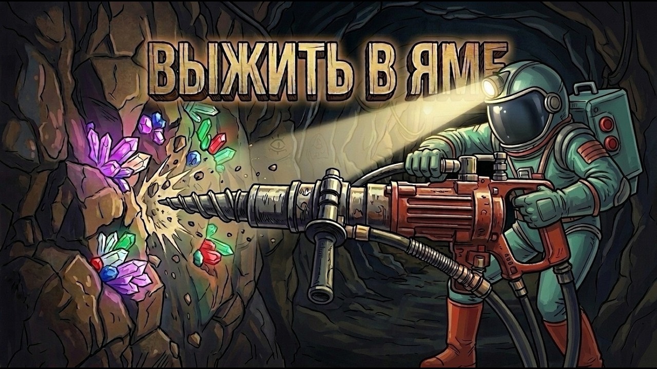 ЗАСТРЯЛ ПОД ЗЕМЛЁЙ СОВСЕМ ОДИН! НАКОНЕЦ-ТО КАЧЕСТВЕННАЯ ДЫРА! (Drill and Delve)