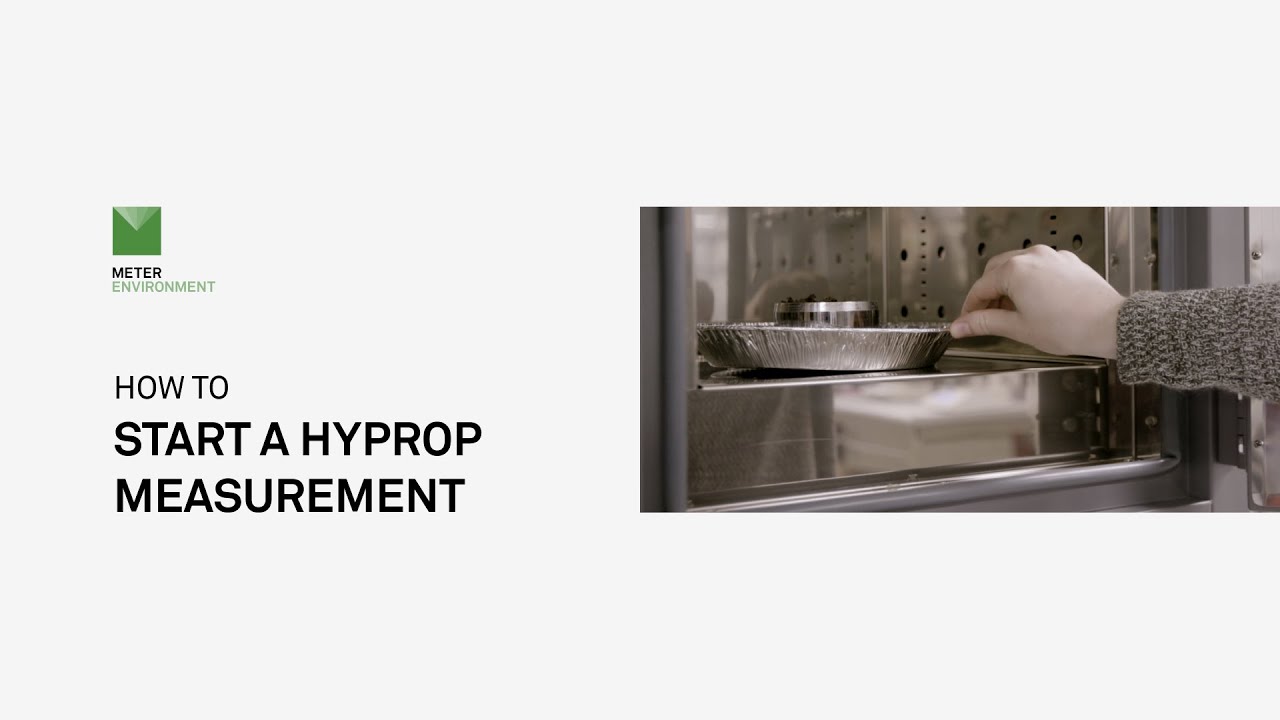 How to start a HYPROP measurement Video 4 of 4